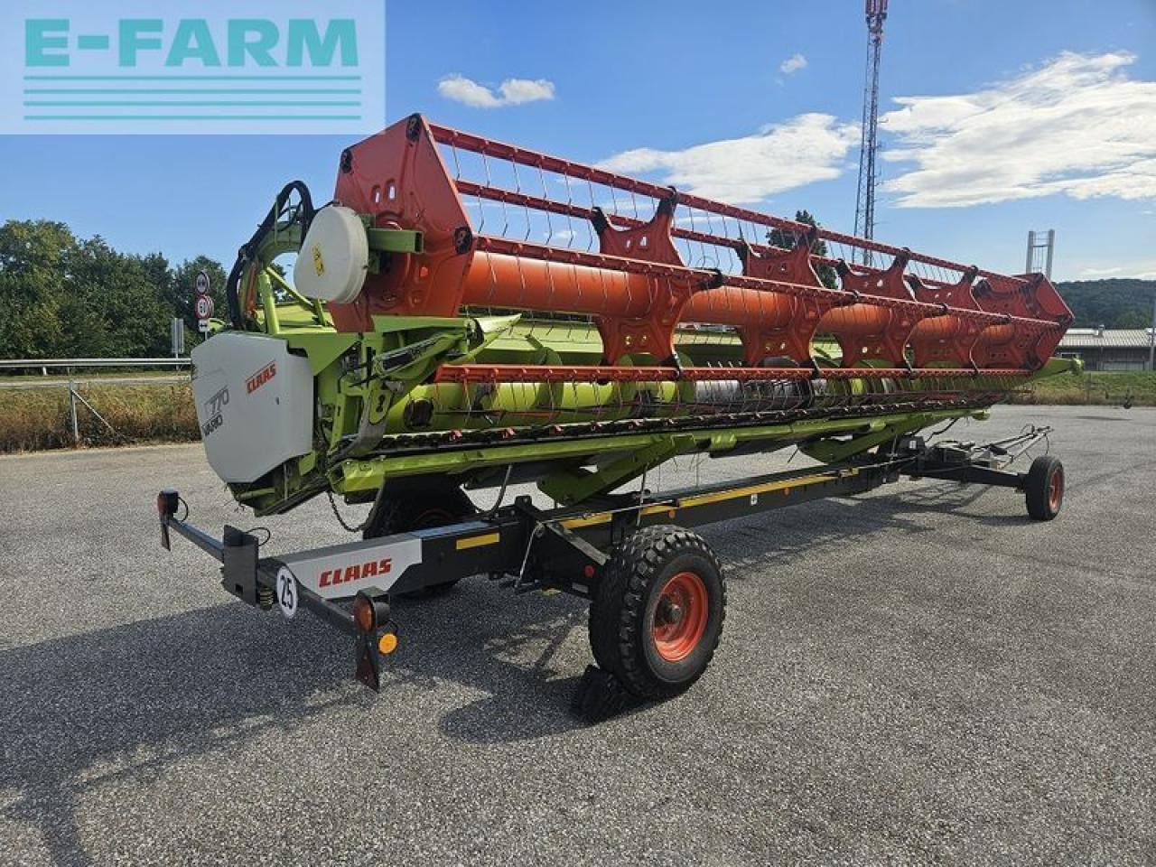 CLAAS vario 770 + rapstrenner + transportwagen - Biçerdöver tablası: fotoğraf 5 CLAAS vario 770 + rapstrenner + transportwagen - Biçerdöver tablası: fotoğraf 5