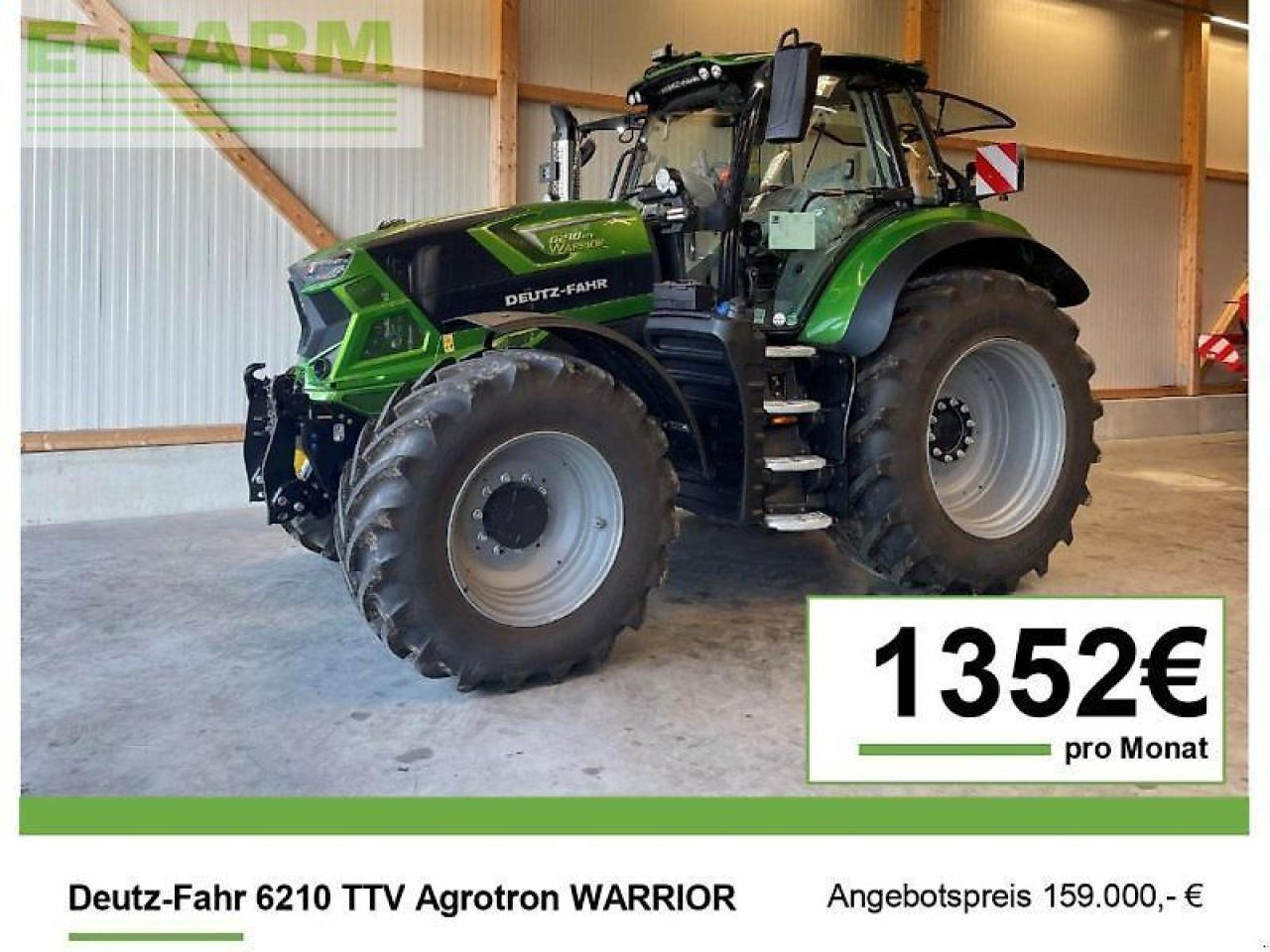 Deutz-Fahr 6210 ttv agrotron warrior TTV - Traktör: fotoğraf 1 Deutz-Fahr 6210 ttv agrotron warrior TTV - Traktör: fotoğraf 1