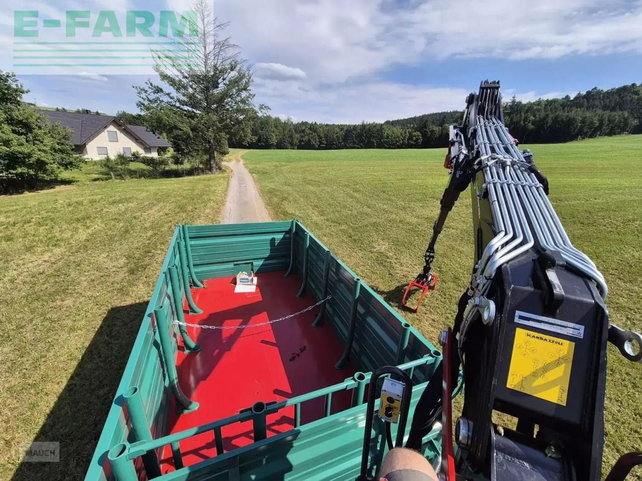 Farmtech tdk 1500f + kran - Damperli traktör römorku: fotoğraf 3 Farmtech tdk 1500f + kran - Damperli traktör römorku: fotoğraf 3