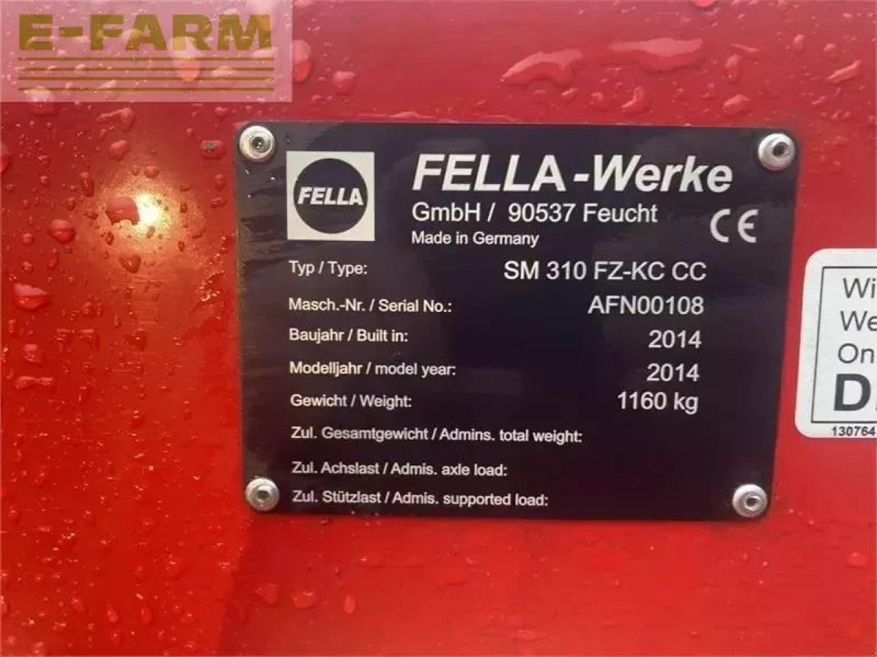 Fella sm 991 tl-kc / sm 310 fz kc - Çayır biçme makinesi: fotoğraf 3 Fella sm 991 tl-kc / sm 310 fz kc - Çayır biçme makinesi: fotoğraf 3