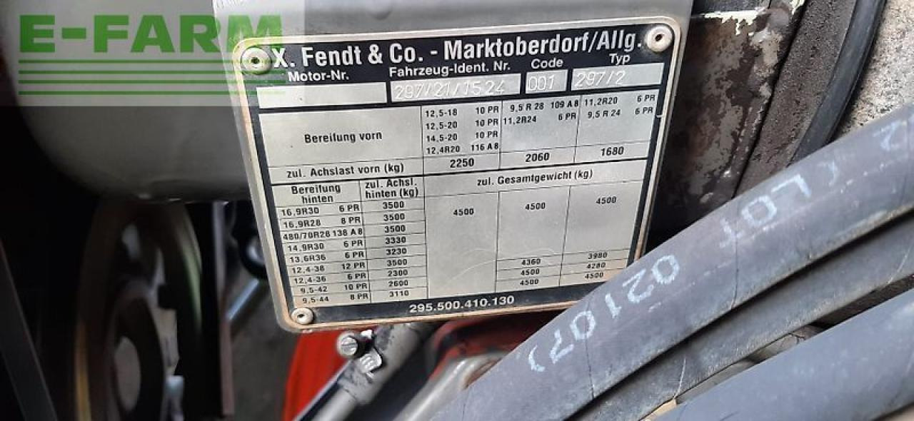 Traktör Fendt 275s: fotoğraf 19 Traktör Fendt 275s: fotoğraf 19