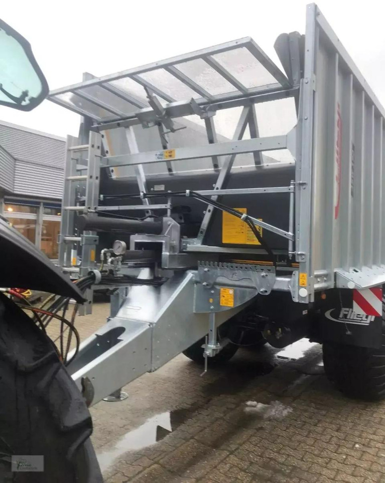 Fliegl asw190 mit k80 und nachlauflenkachse - Damperli traktör römorku: fotoğraf 3 Fliegl asw190 mit k80 und nachlauflenkachse - Damperli traktör römorku: fotoğraf 3