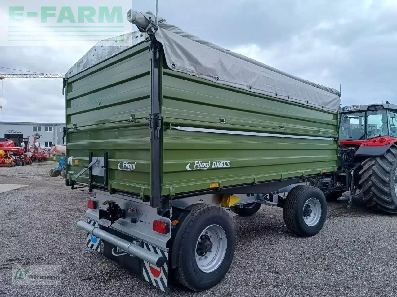 Fliegl dk180 maxum fox - Damperli traktör römorku: fotoğraf 5 Fliegl dk180 maxum fox - Damperli traktör römorku: fotoğraf 5