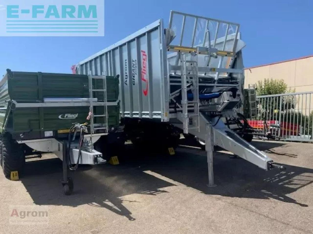 Fliegl gigant asw 271 c - Damperli traktör römorku: fotoğraf 4 Fliegl gigant asw 271 c - Damperli traktör römorku: fotoğraf 4