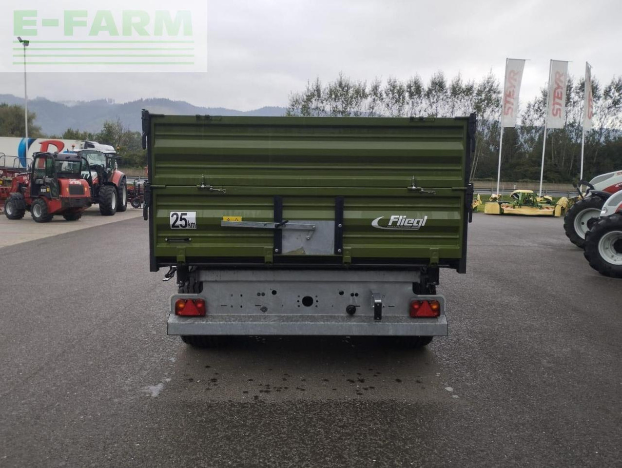 Fliegl tdk 100 vr fox - Damperli traktör römorku: fotoğraf 4 Fliegl tdk 100 vr fox - Damperli traktör römorku: fotoğraf 4