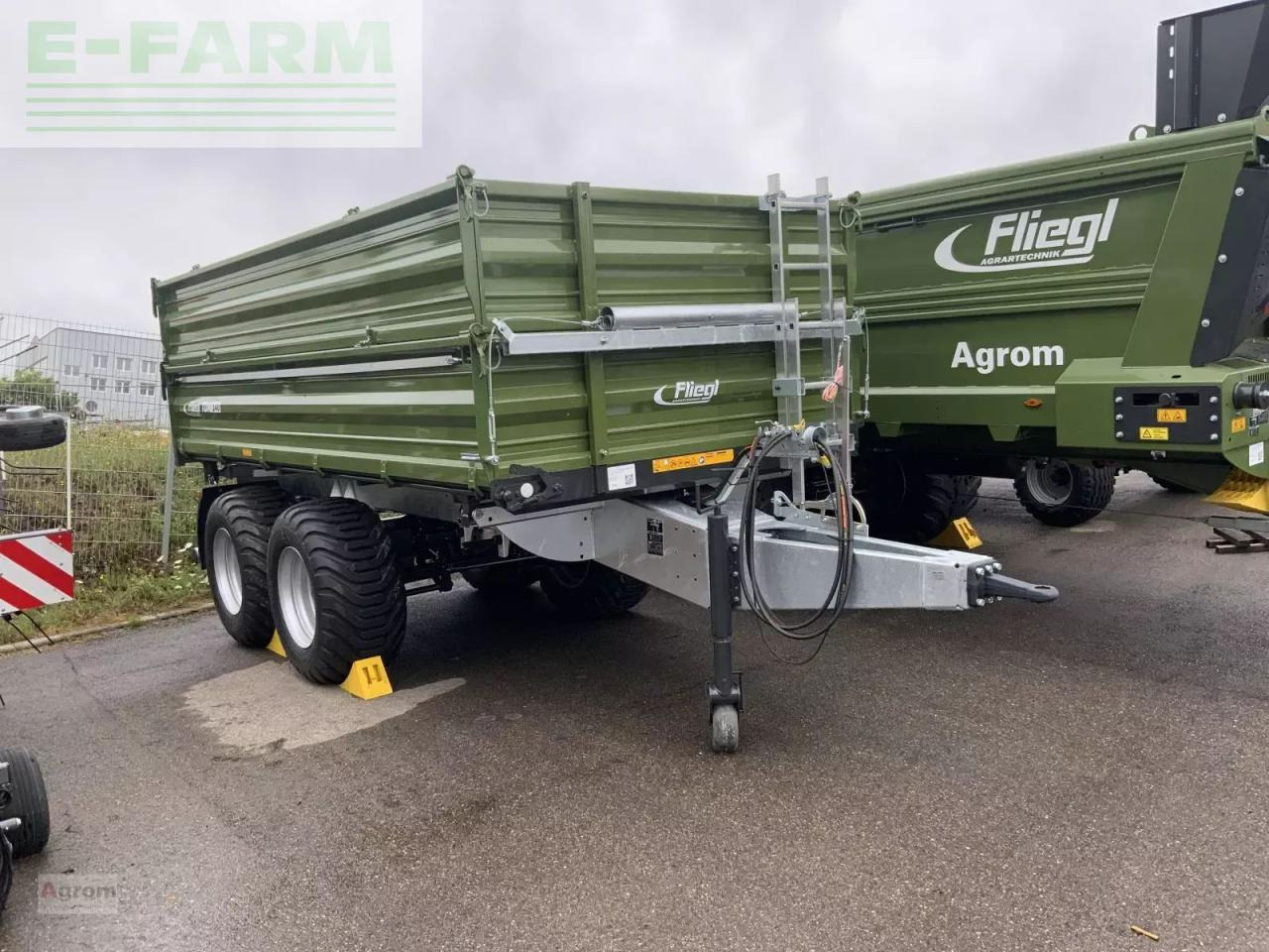 Fliegl tdk 140 - Damperli traktör römorku: fotoğraf 3 Fliegl tdk 140 - Damperli traktör römorku: fotoğraf 3