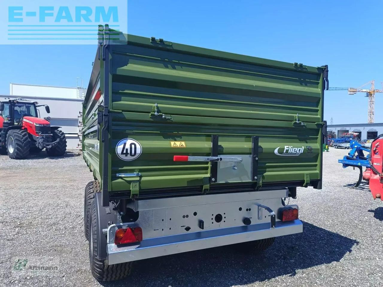 Fliegl tdk140 fox - Damperli traktör römorku: fotoğraf 5 Fliegl tdk140 fox - Damperli traktör römorku: fotoğraf 5