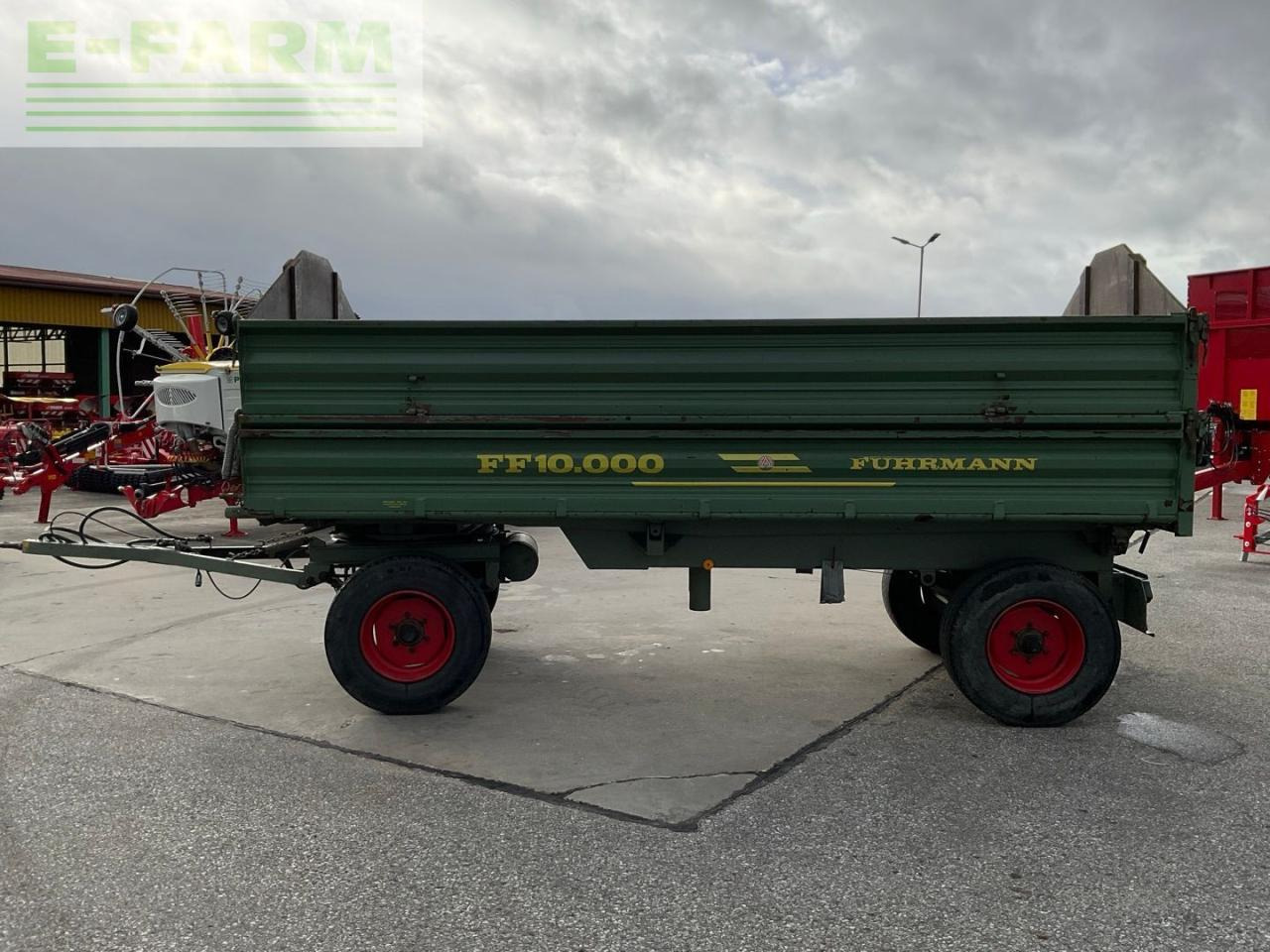 Fuhrmann FF 10.000 - Damperli traktör römorku: fotoğraf 2 Fuhrmann FF 10.000 - Damperli traktör römorku: fotoğraf 2