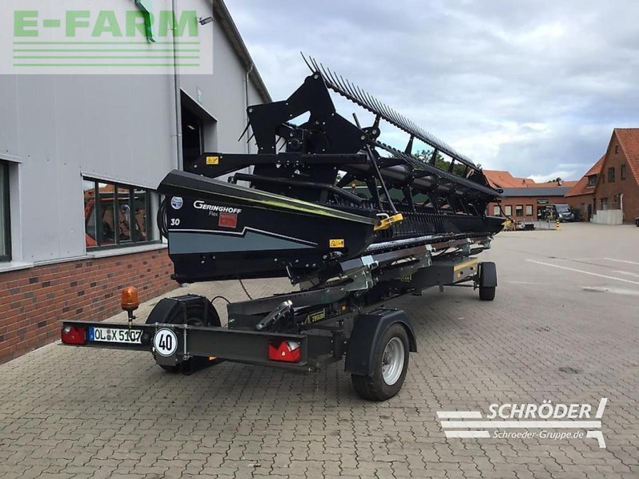 Geringhoff flex 30 / 9,15m + wagen - Biçerdöver tablası: fotoğraf 3 Geringhoff flex 30 / 9,15m + wagen - Biçerdöver tablası: fotoğraf 3
