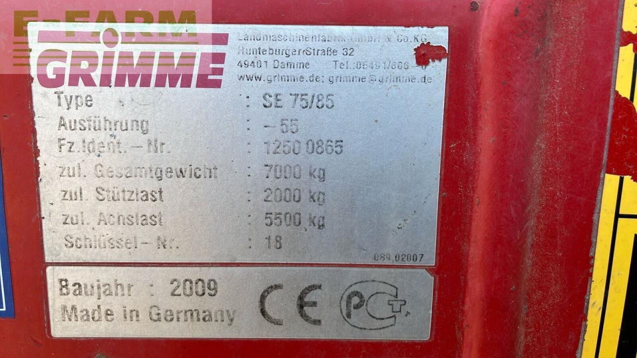 Patates hasat makinesi Grimme se 85-55: fotoğraf 13