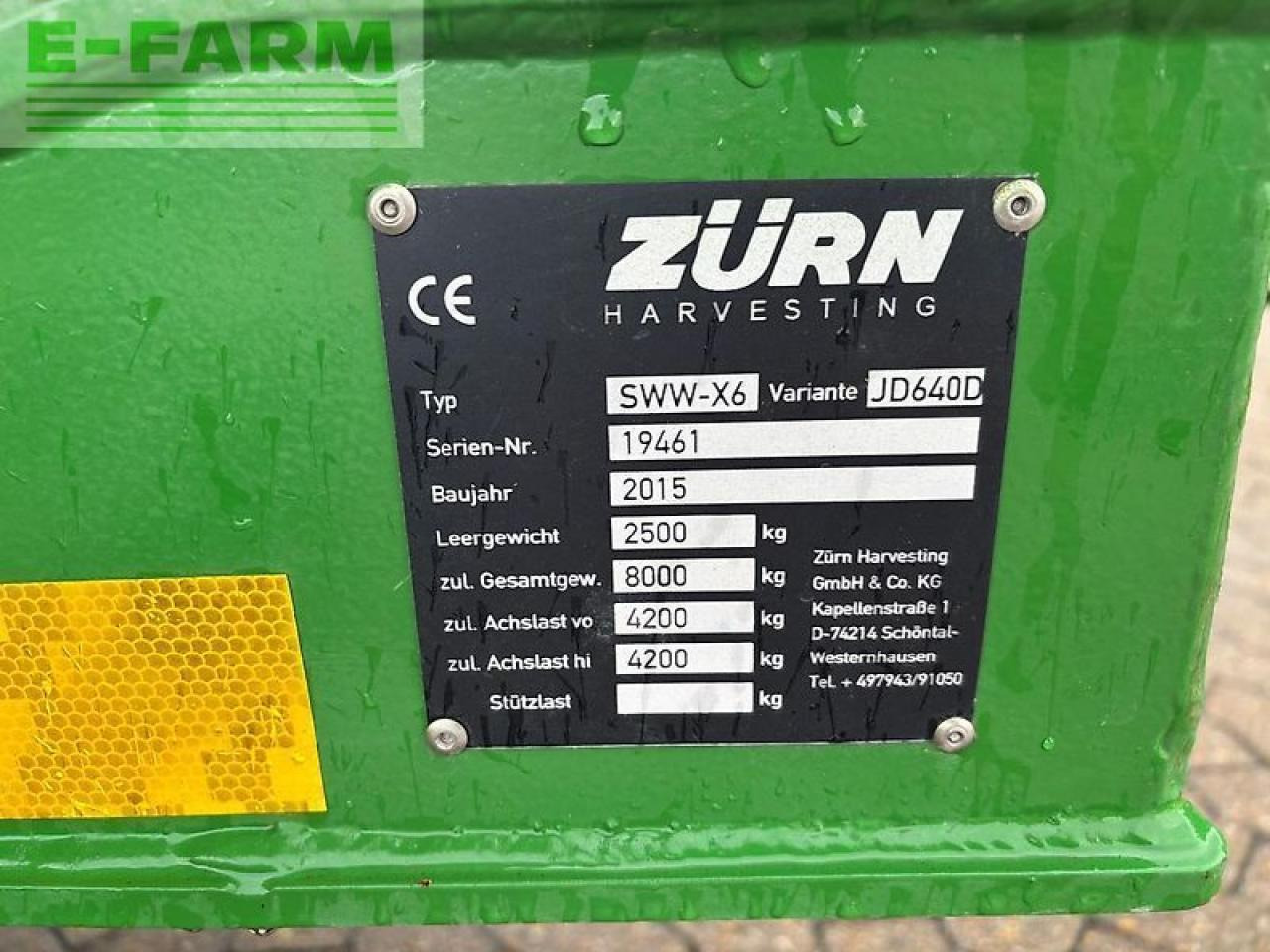 John Deere 640d - Silaj makinesi aksesuarları: fotoğraf 3 John Deere 640d - Silaj makinesi aksesuarları: fotoğraf 3