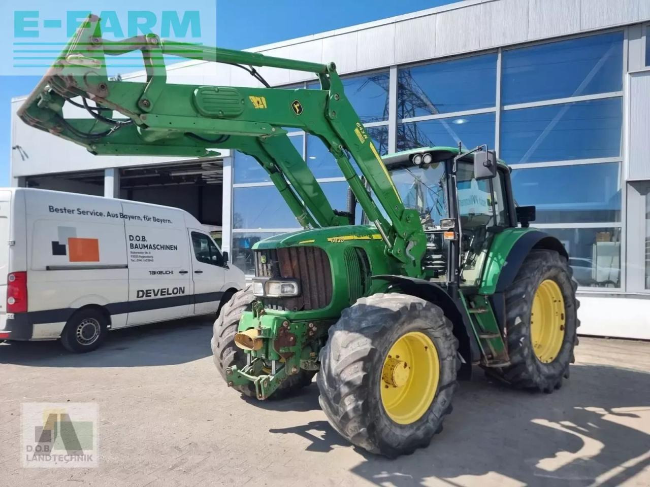 John Deere 6820 - Traktör: fotoğraf 1 John Deere 6820 - Traktör: fotoğraf 1