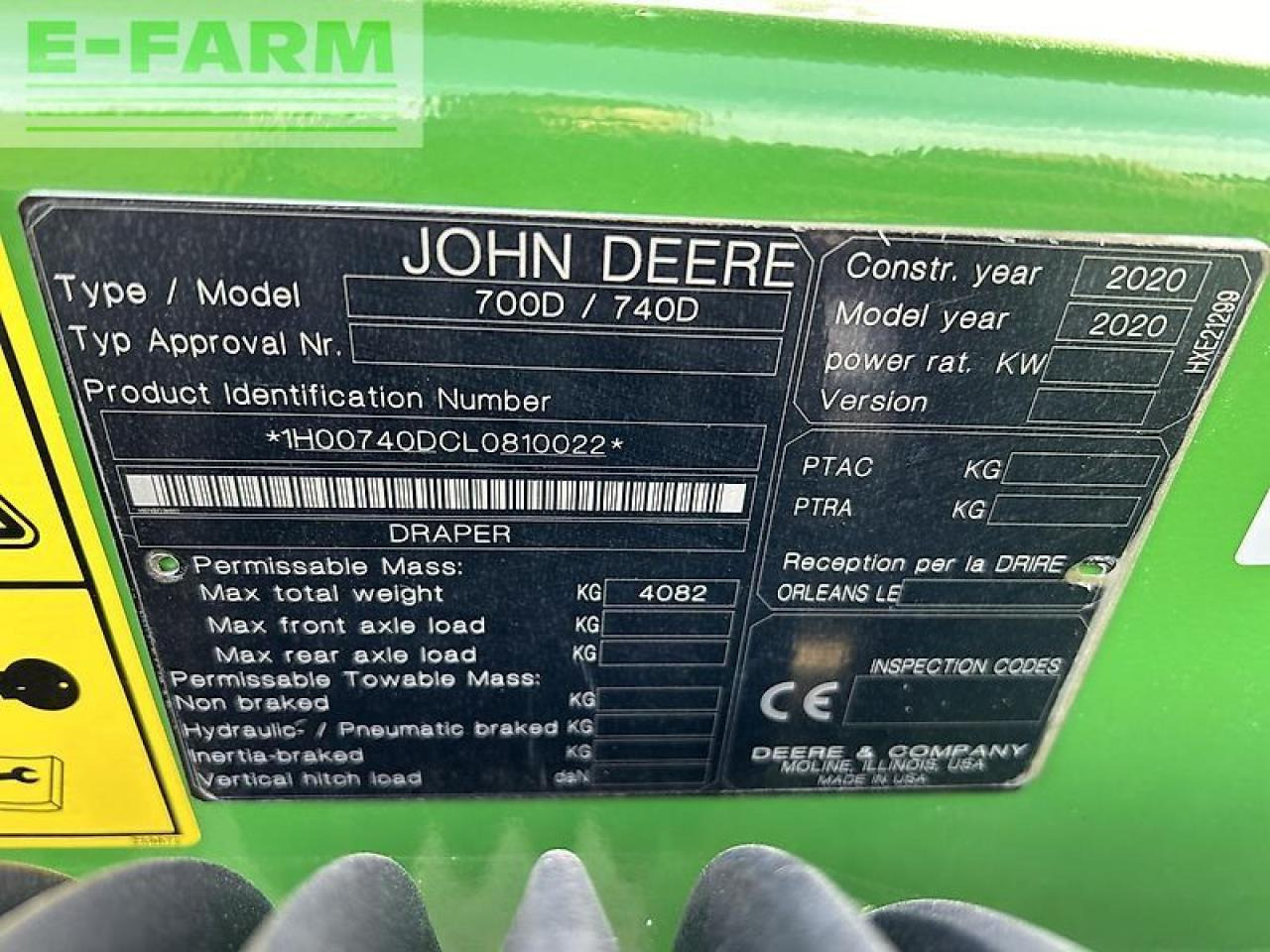 John Deere 740d - Silaj makinesi aksesuarları: fotoğraf 4 John Deere 740d - Silaj makinesi aksesuarları: fotoğraf 4
