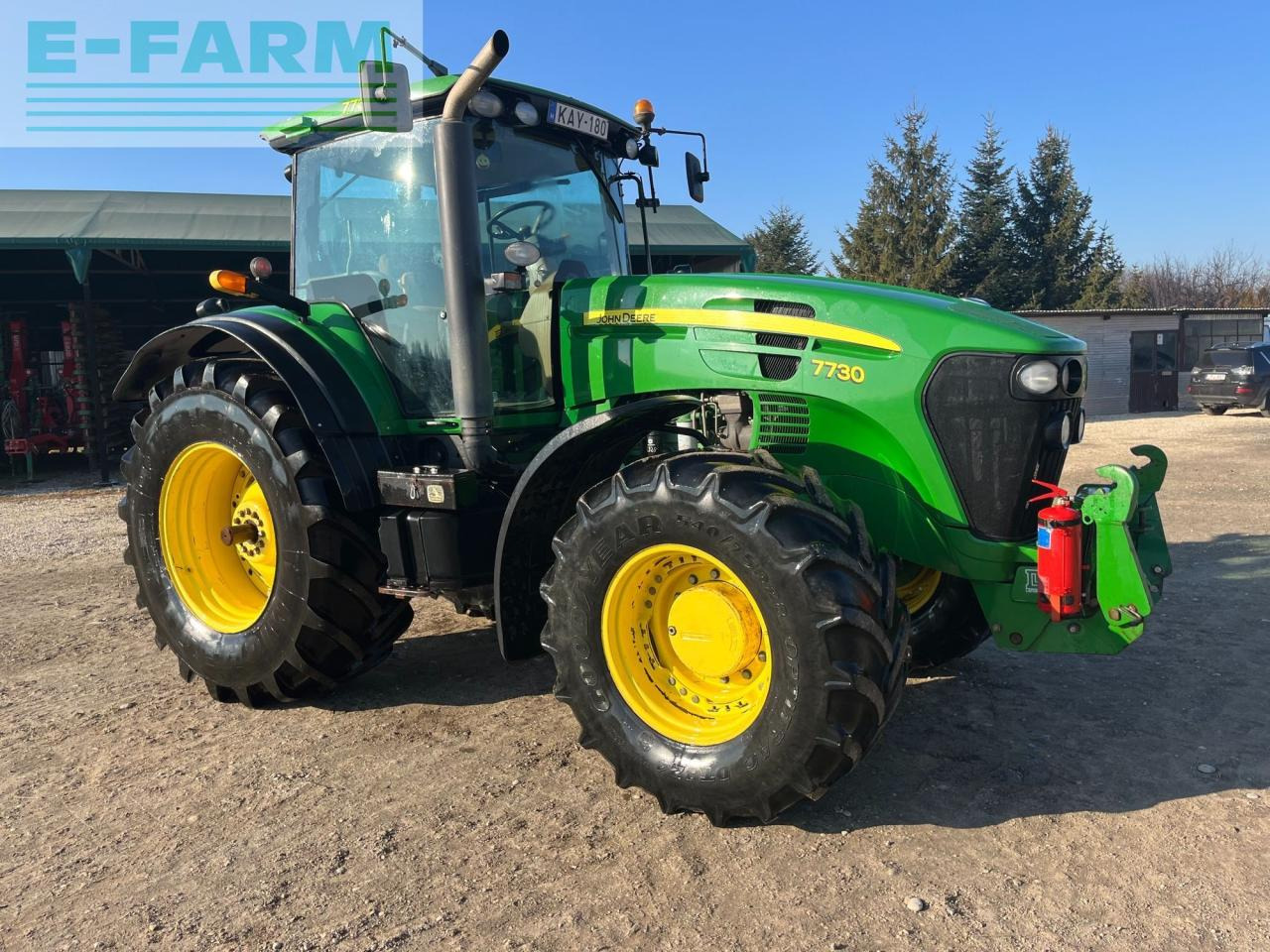John Deere 7730 - Traktör: fotoğraf 4 John Deere 7730 - Traktör: fotoğraf 4
