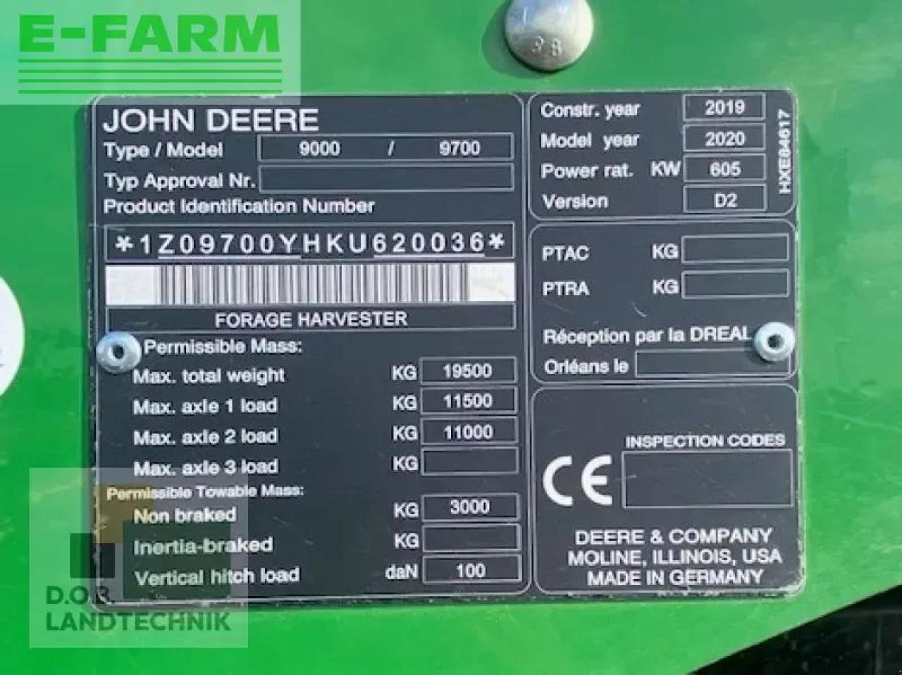 John Deere 9700i prodrive 40km/h - Silaj makinesi: fotoğraf 4 John Deere 9700i prodrive 40km/h - Silaj makinesi: fotoğraf 4