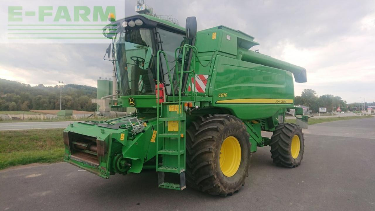 John Deere c670 + geringhoff vs610 - Biçerdöver: fotoğraf 1 John Deere c670 + geringhoff vs610 - Biçerdöver: fotoğraf 1