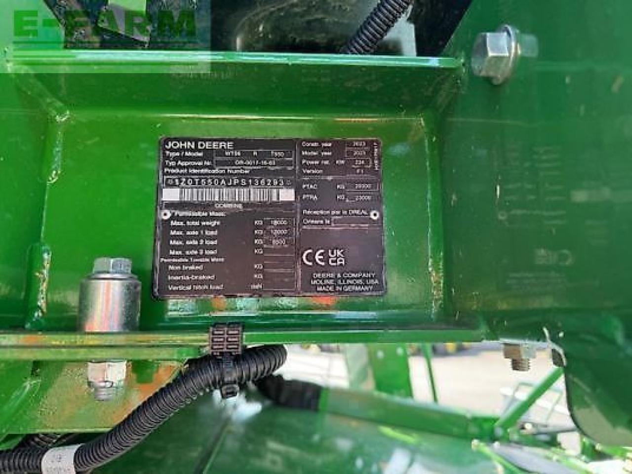 John Deere t550 - Biçerdöver: fotoğraf 4 John Deere t550 - Biçerdöver: fotoğraf 4