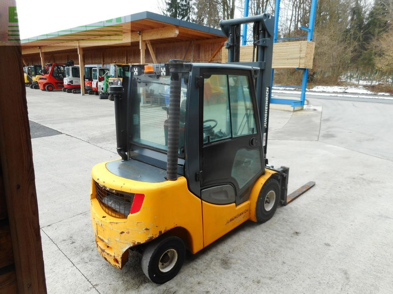 Jungheinrich dfg 430s mit seitenschieber und zinkenverstellun - Forklift: fotoğraf 4 Jungheinrich dfg 430s mit seitenschieber und zinkenverstellun - Forklift: fotoğraf 4
