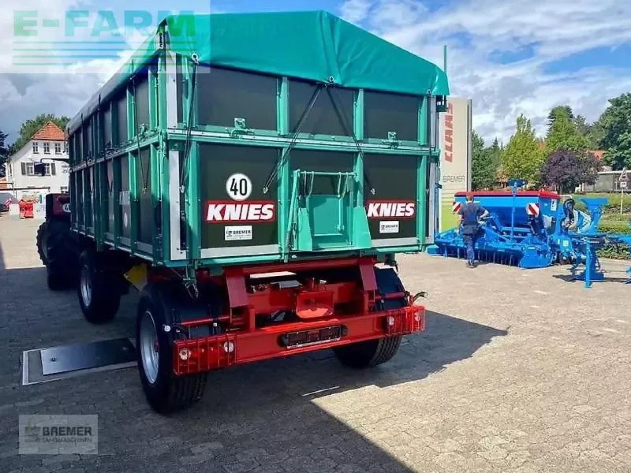 Knies kd 180 - Damperli traktör römorku: fotoğraf 3 Knies kd 180 - Damperli traktör römorku: fotoğraf 3