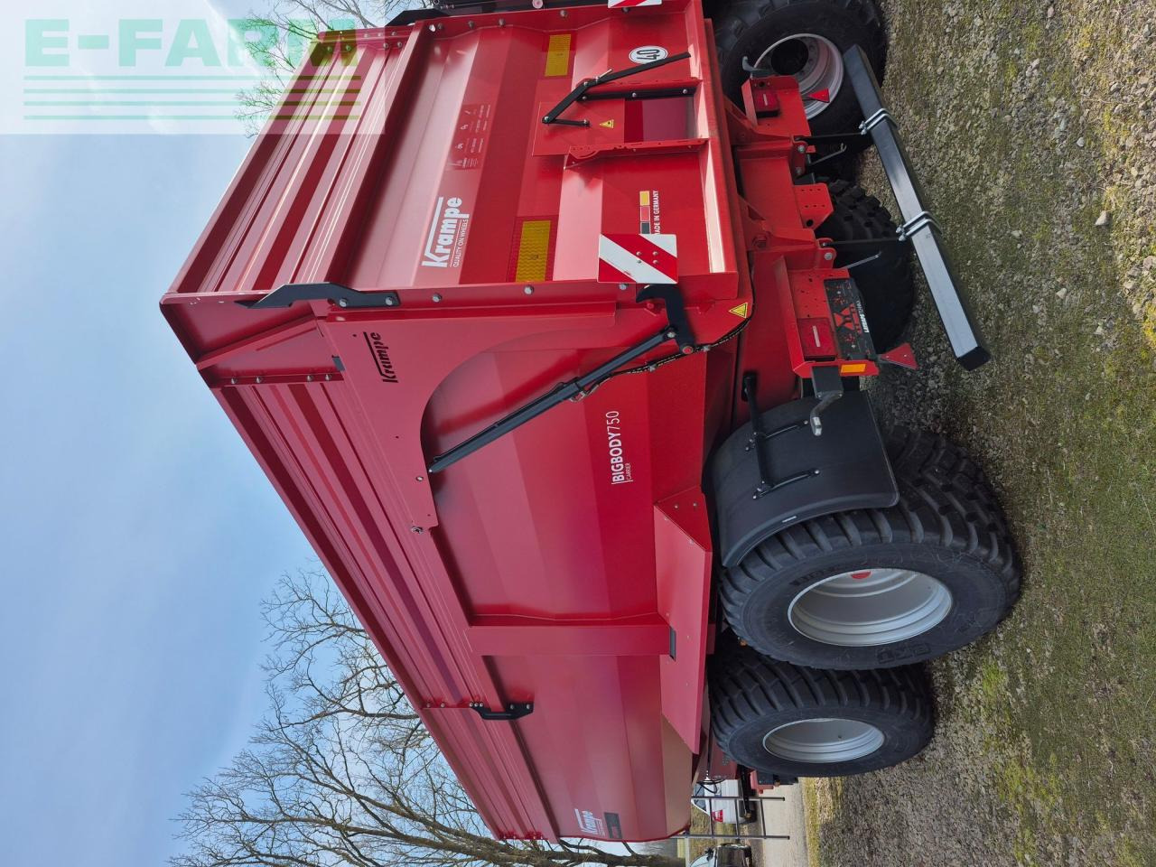 Krampe BIG BODY 750 - Damperli traktör römorku: fotoğraf 3 Krampe BIG BODY 750 - Damperli traktör römorku: fotoğraf 3
