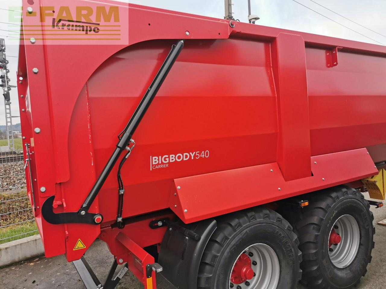 Krampe Big Body 540 - Damperli traktör römorku: fotoğraf 5 Krampe Big Body 540 - Damperli traktör römorku: fotoğraf 5