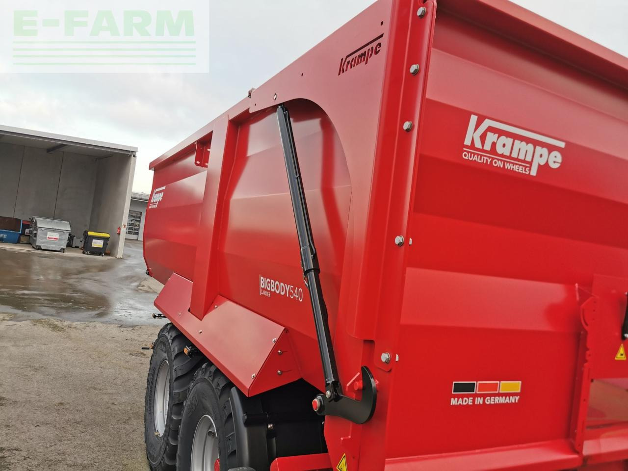 Krampe Big Body 540 - Damperli traktör römorku: fotoğraf 4 Krampe Big Body 540 - Damperli traktör römorku: fotoğraf 4