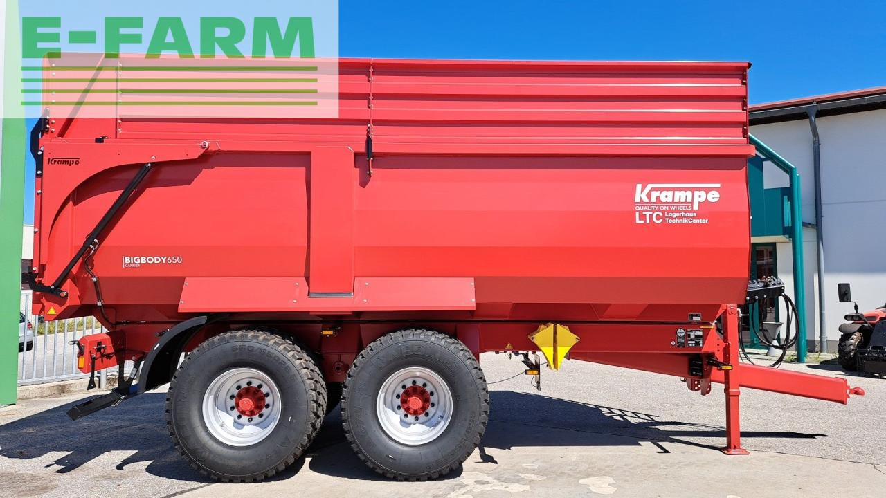 Krampe Big Body 650 Carrier - Damperli traktör römorku: fotoğraf 5 Krampe Big Body 650 Carrier - Damperli traktör römorku: fotoğraf 5
