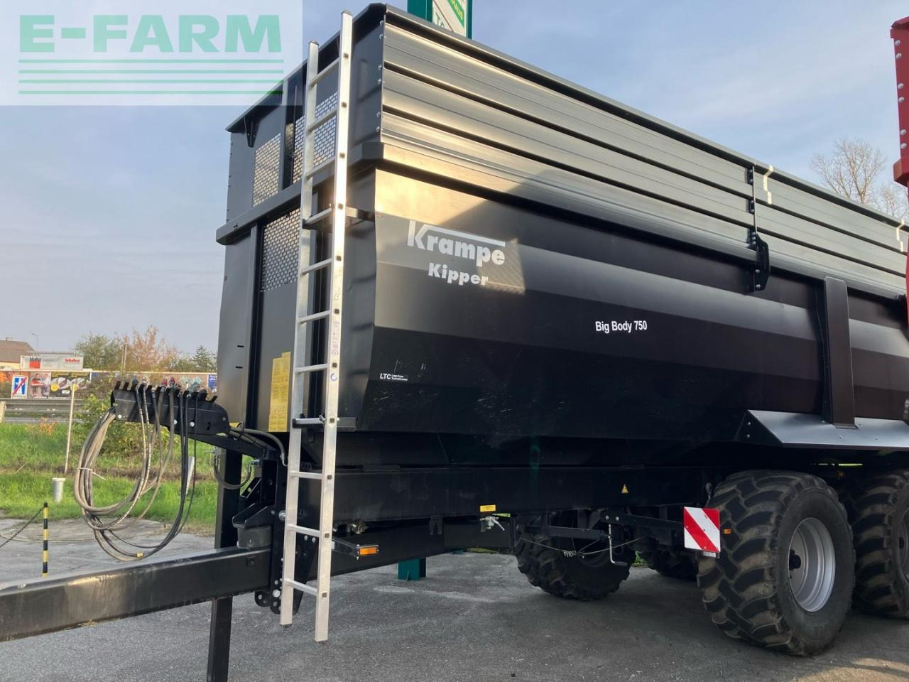 Krampe BigBody 750 - Damperli traktör römorku: fotoğraf 2 Krampe BigBody 750 - Damperli traktör römorku: fotoğraf 2
