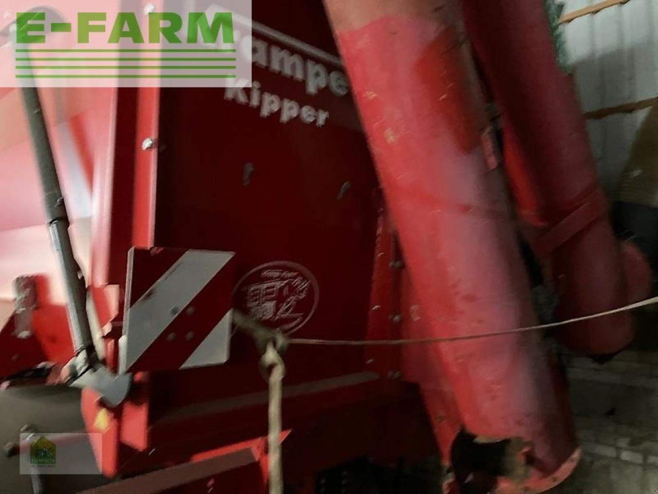 Damperli traktör römorku Krampe big body bb 600 + canagro schnecke df1315: fotoğraf 7