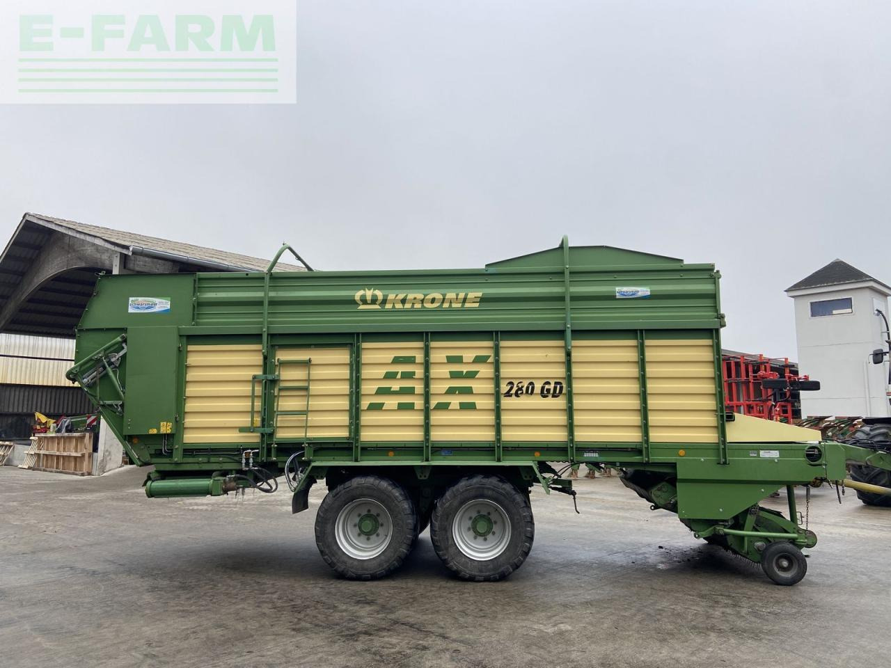Krone ax 280 gd - Damperli traktör römorku: fotoğraf 2 Krone ax 280 gd - Damperli traktör römorku: fotoğraf 2