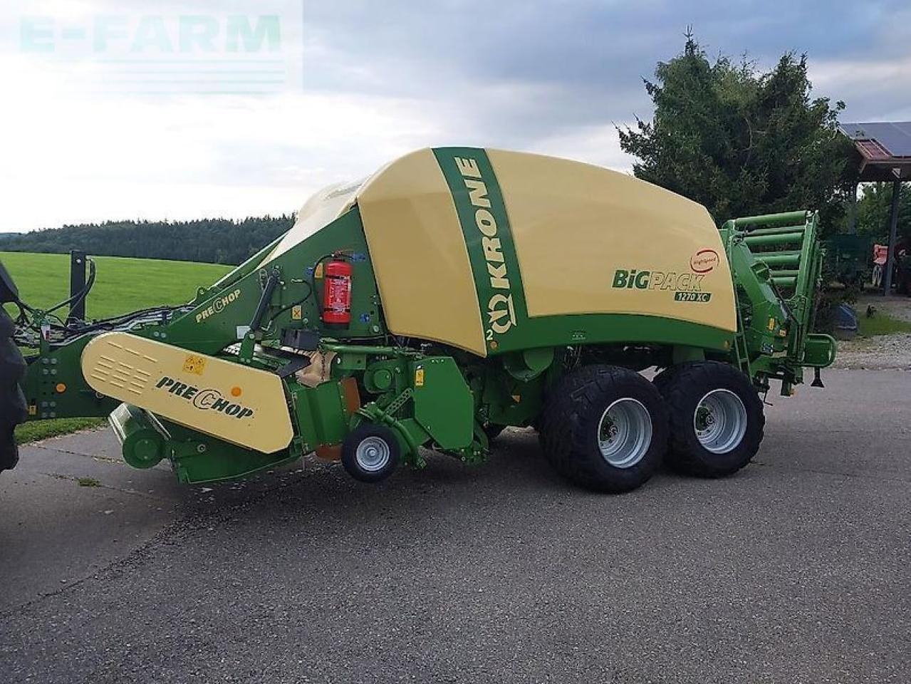 Krone big pack 1270 xc prechop - Kare balya makinesi: fotoğraf 1 Krone big pack 1270 xc prechop - Kare balya makinesi: fotoğraf 1
