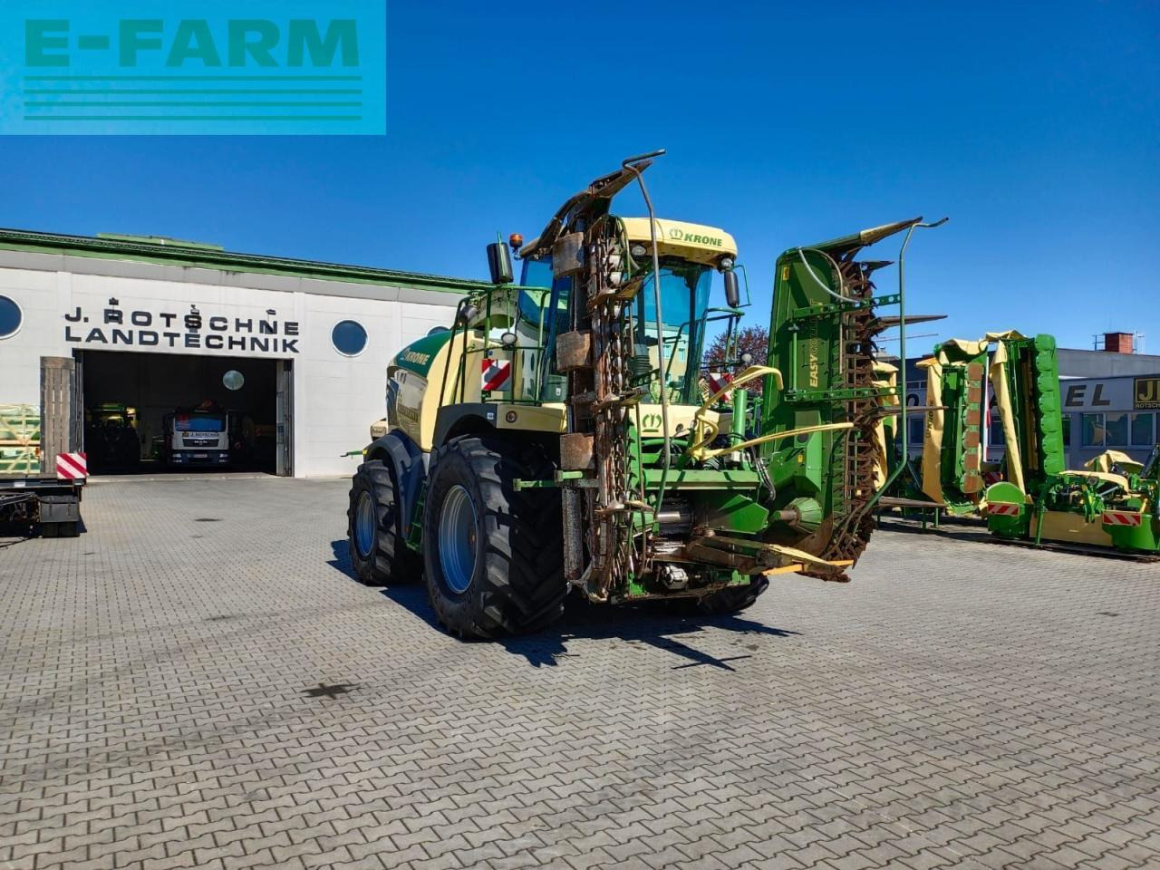 Krone big x 580 + easy flow 300s + easy collect 600-2 - Silaj makinesi: fotoğraf 2 Krone big x 580 + easy flow 300s + easy collect 600-2 - Silaj makinesi: fotoğraf 2