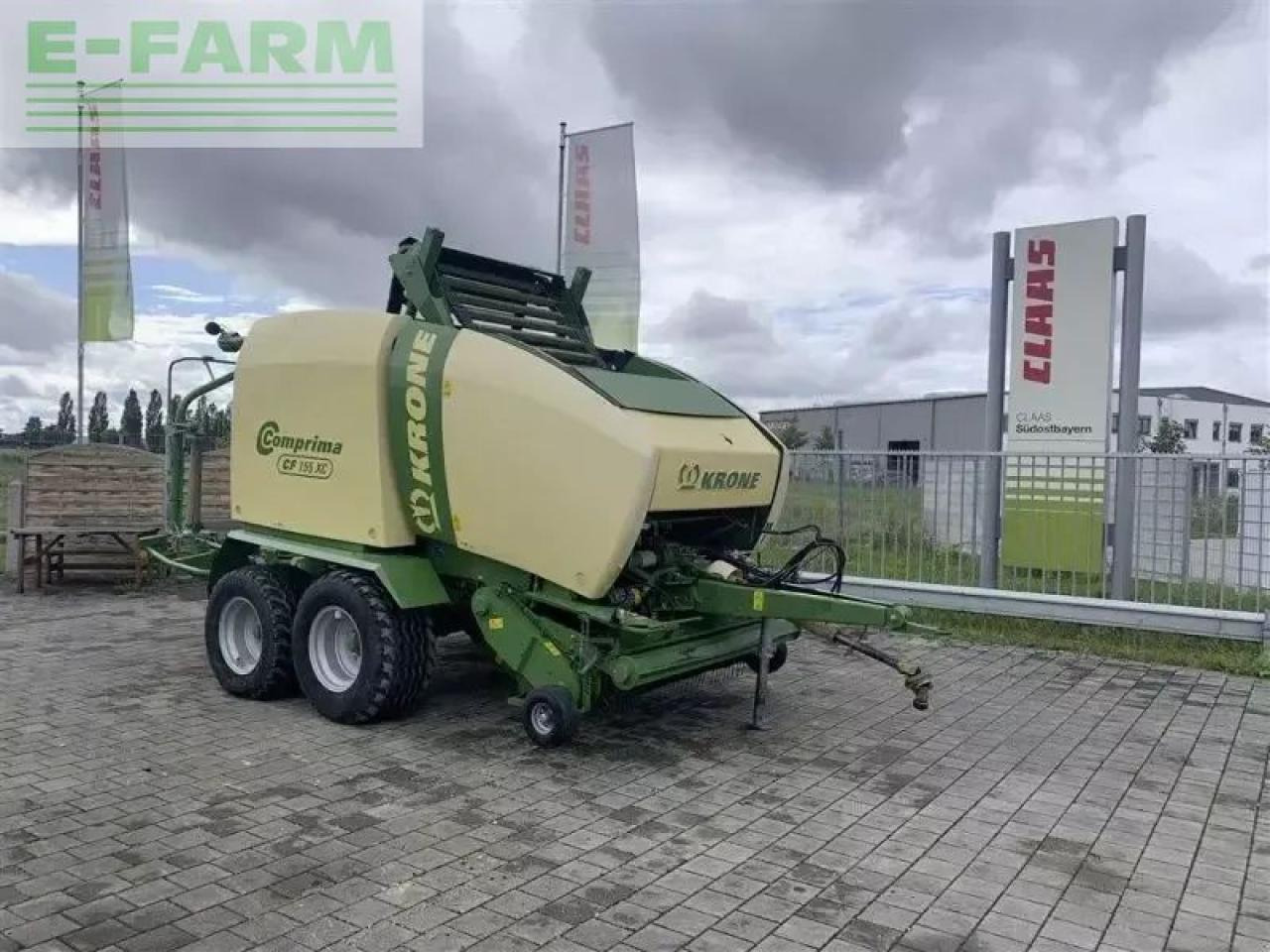 Krone comprima cf 155 xc - Kare balya makinesi: fotoğraf 1 Krone comprima cf 155 xc - Kare balya makinesi: fotoğraf 1
