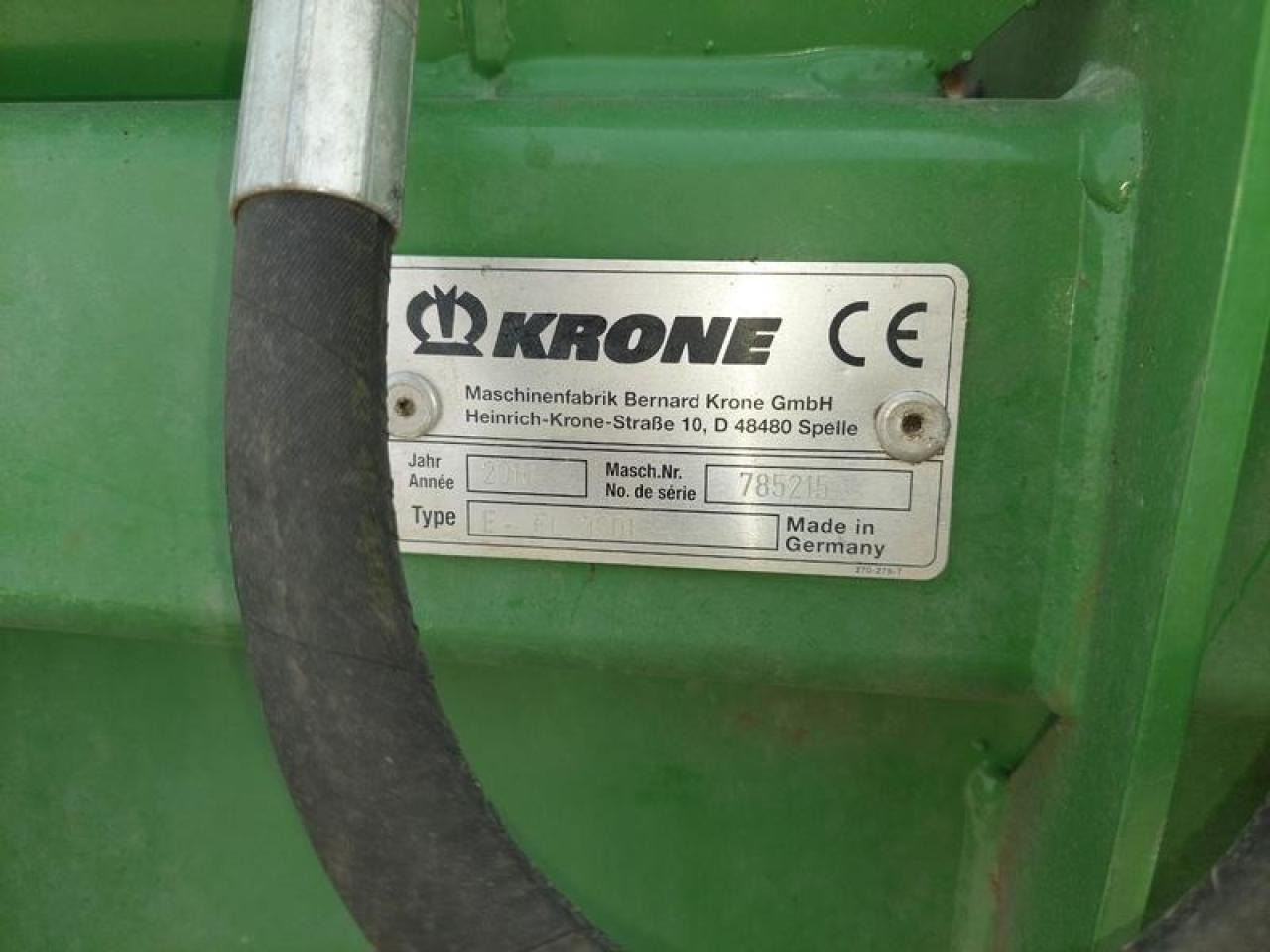 Krone easy flow 3001 - Silaj makinesi aksesuarları: fotoğraf 5 Krone easy flow 3001 - Silaj makinesi aksesuarları: fotoğraf 5