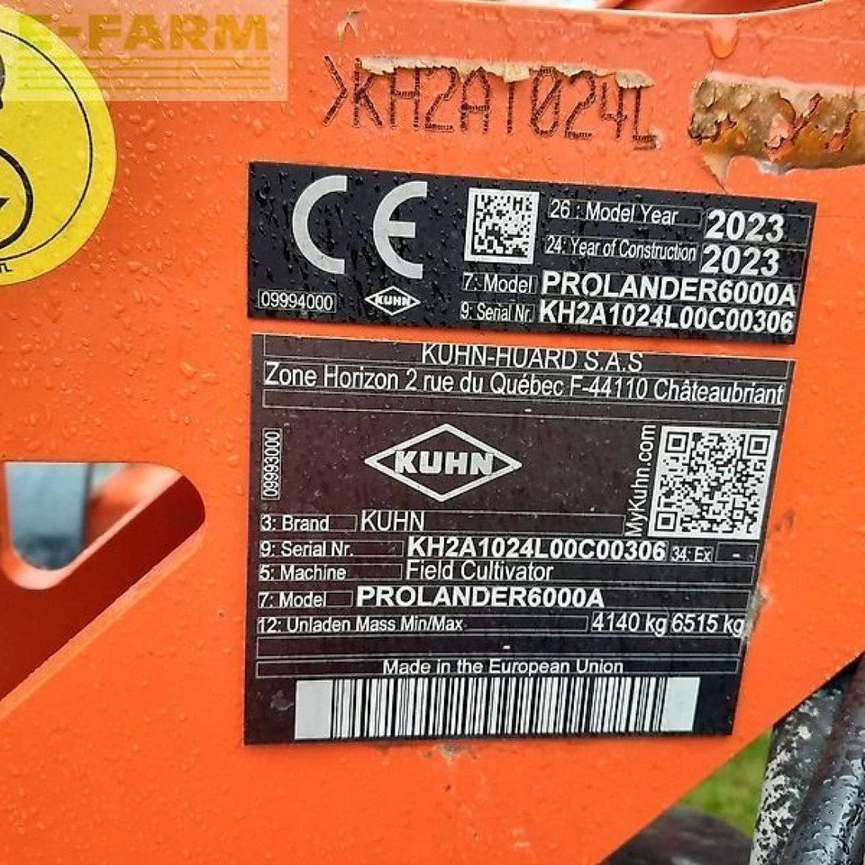 Kuhn prolander 6000 - Kombine ekim makinesi: fotoğraf 5 Kuhn prolander 6000 - Kombine ekim makinesi: fotoğraf 5