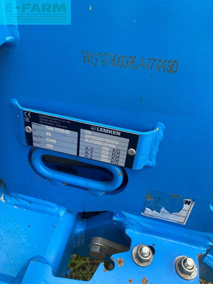 Lemken 10/500kua - Kültivatör: fotoğraf 5 Lemken 10/500kua - Kültivatör: fotoğraf 5