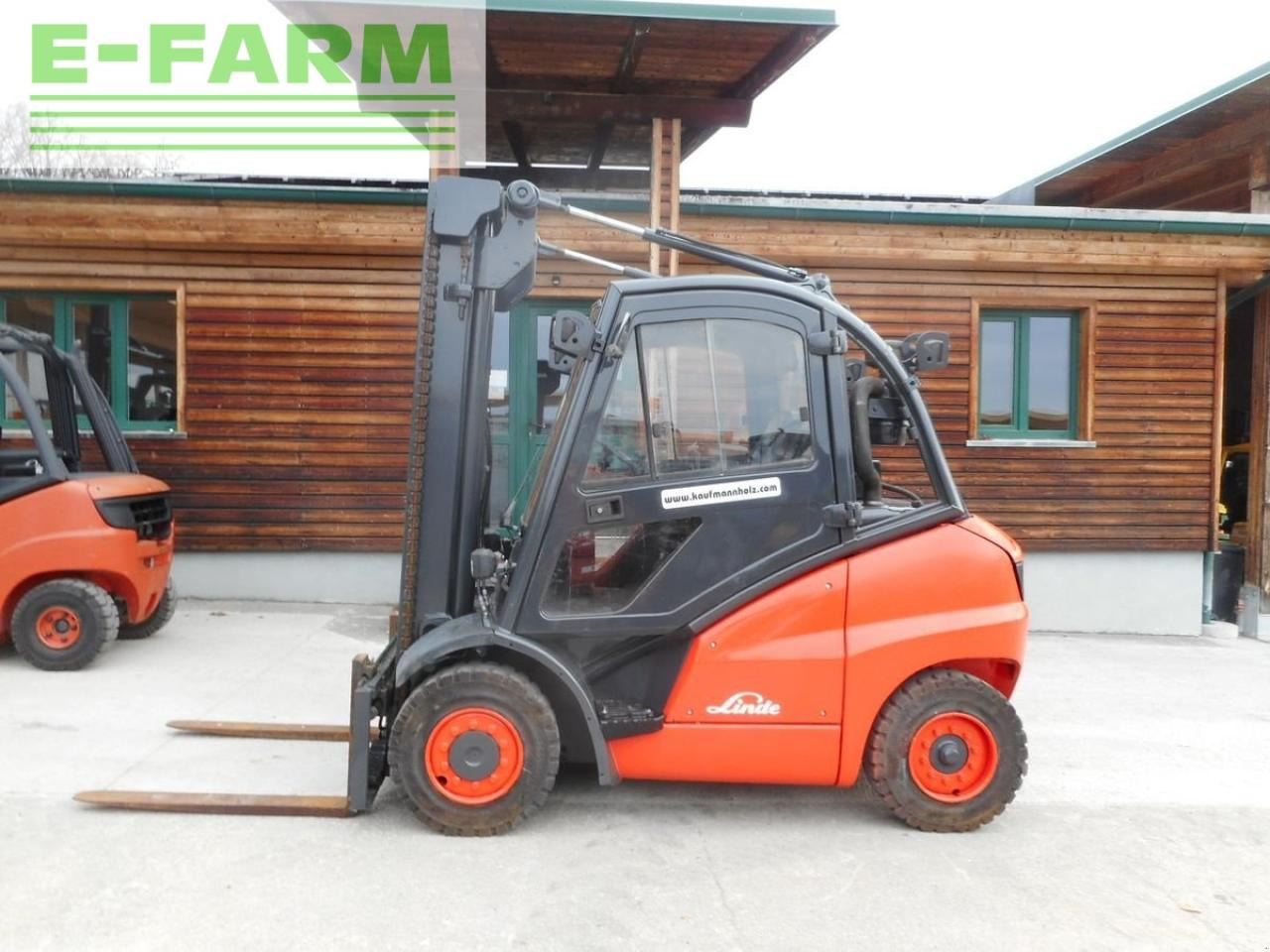 Linde h40d mit vollkabine + rußfilter + seitenschieber - Forklift: fotoğraf 1 Linde h40d mit vollkabine + rußfilter + seitenschieber - Forklift: fotoğraf 1