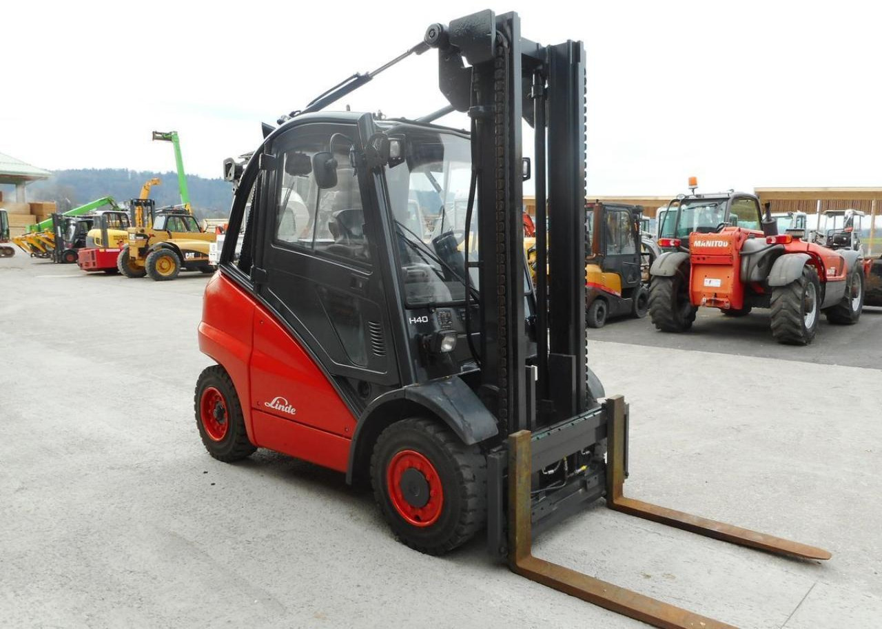 Linde h40d mit vollkabine + rußfilter + seitenschieber - Forklift: fotoğraf 5 Linde h40d mit vollkabine + rußfilter + seitenschieber - Forklift: fotoğraf 5