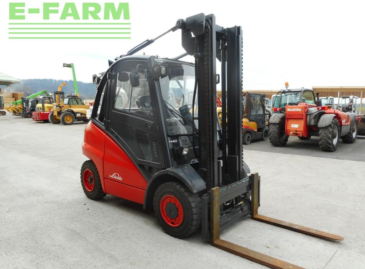 Linde h40d mit vollkabine + rußfilter + seitenschieber - Forklift: fotoğraf 5 Linde h40d mit vollkabine + rußfilter + seitenschieber - Forklift: fotoğraf 5