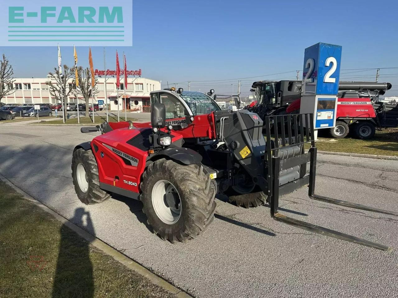 Massey Ferguson massey ferguson th.8043 s5 exclusive - Traktör: fotoğraf 1 Massey Ferguson massey ferguson th.8043 s5 exclusive - Traktör: fotoğraf 1