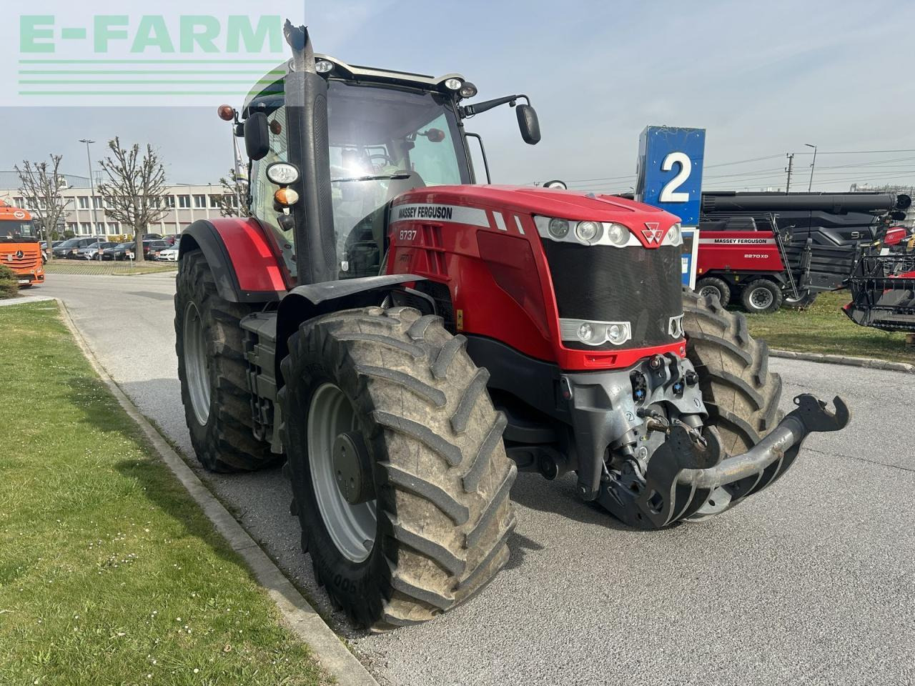 Massey Ferguson mf 8737 - Traktör: fotoğraf 1 Massey Ferguson mf 8737 - Traktör: fotoğraf 1