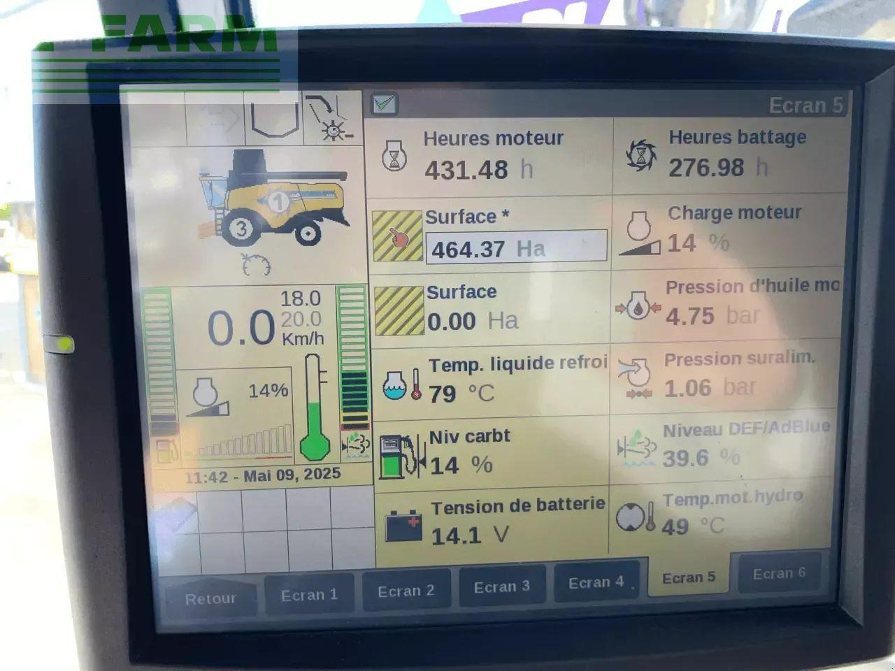 New Holland cx 6.80 - Biçerdöver: fotoğraf 4 New Holland cx 6.80 - Biçerdöver: fotoğraf 4