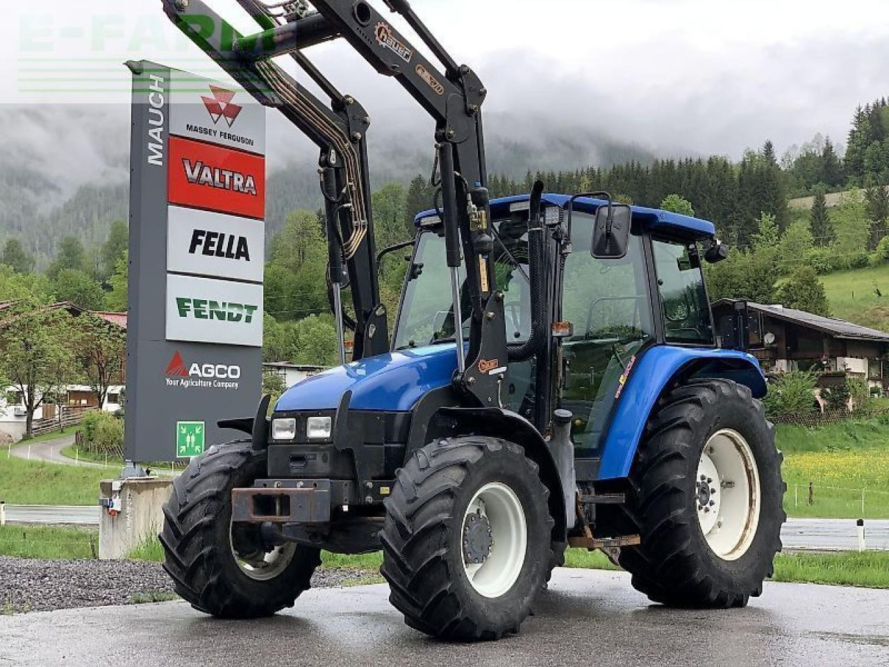 New Holland tl 70 a + hauer frontlader A - Traktör: fotoğraf 1 New Holland tl 70 a + hauer frontlader A - Traktör: fotoğraf 1
