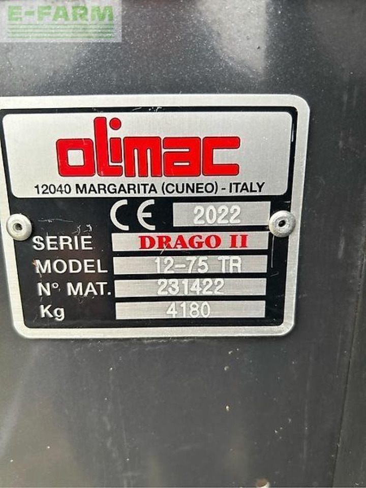 Olimac drago 2 12-75 tr - Silaj makinesi aksesuarları: fotoğraf 5 Olimac drago 2 12-75 tr - Silaj makinesi aksesuarları: fotoğraf 5