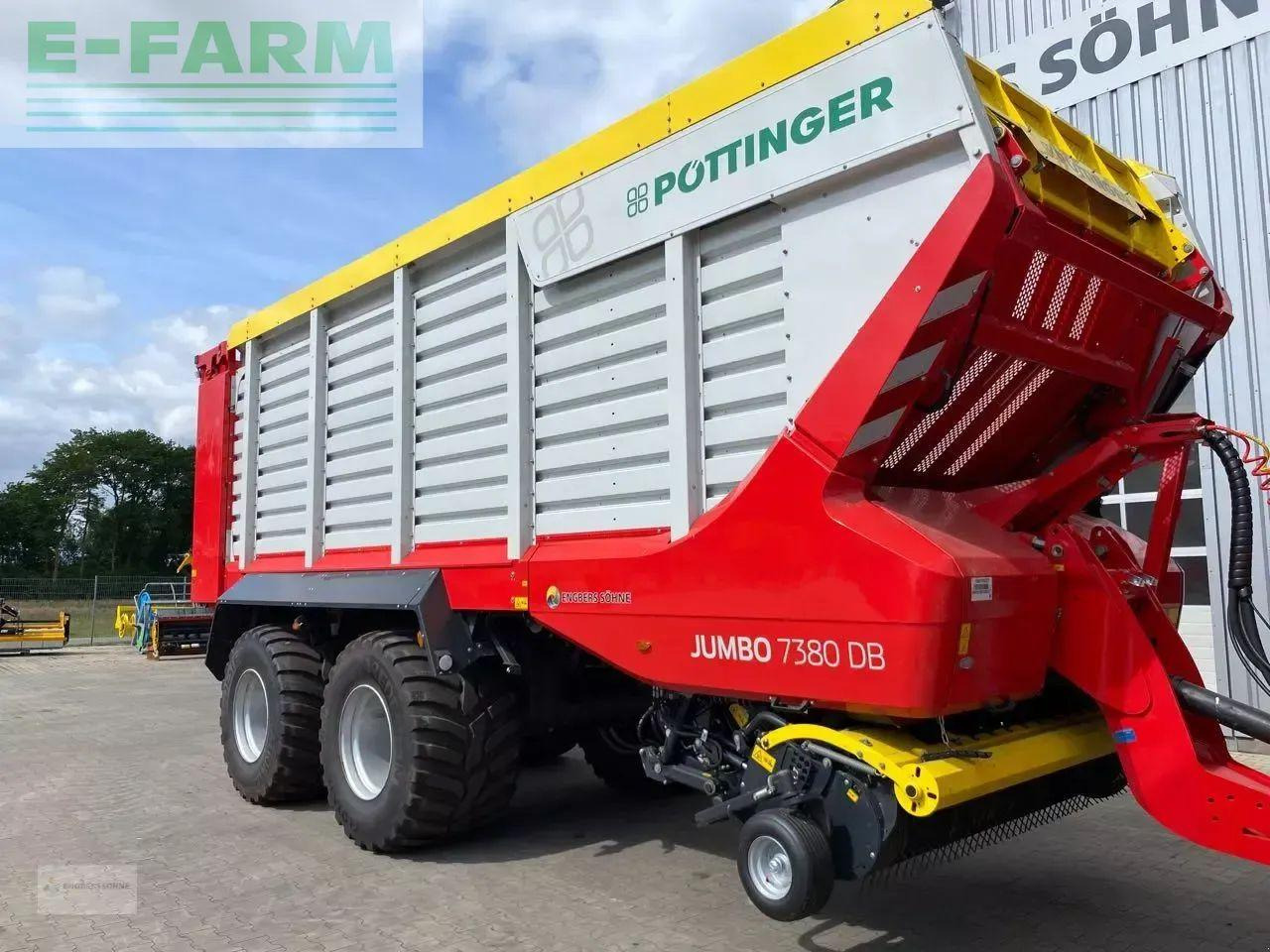 Pöttinger jumbo 7380 db - Silaj römorku: fotoğraf 2 Pöttinger jumbo 7380 db - Silaj römorku: fotoğraf 2