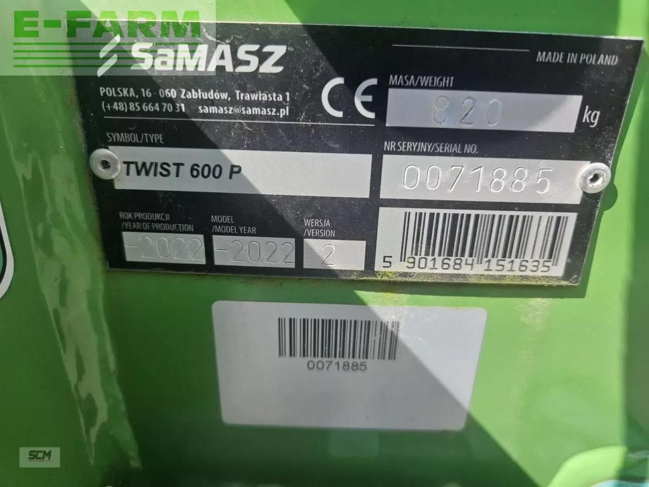 SaMASZ samasz twist 600 front - Ot toplama tırmığı: fotoğraf 2 SaMASZ samasz twist 600 front - Ot toplama tırmığı: fotoğraf 2