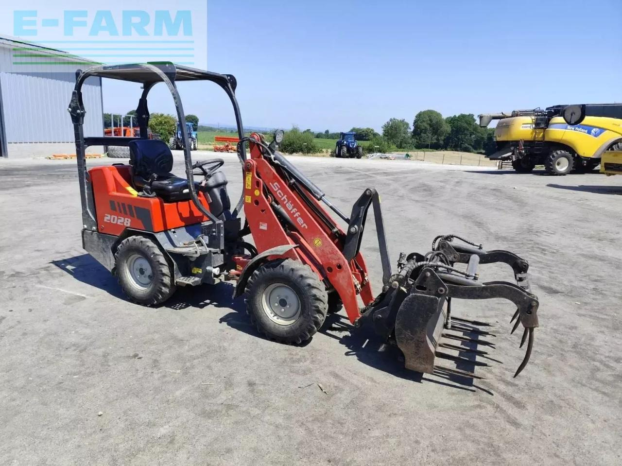 Schäffer 2028 - Teleskopik yükleyici: fotoğraf 1 Schäffer 2028 - Teleskopik yükleyici: fotoğraf 1