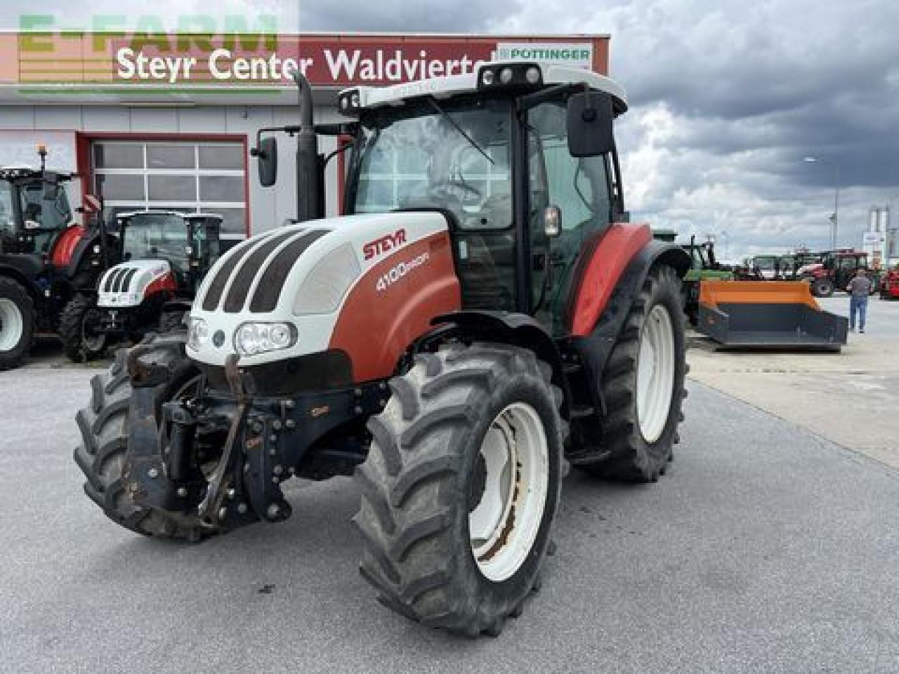 Steyr profi 4100 profimodell - Traktör: fotoğraf 1 Steyr profi 4100 profimodell - Traktör: fotoğraf 1