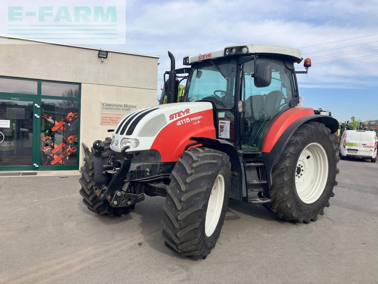 Steyr profi 4115 - Traktör: fotoğraf 1 Steyr profi 4115 - Traktör: fotoğraf 1
