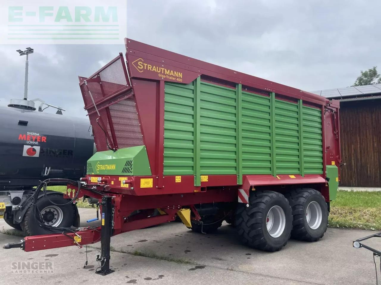 Strautmann giga-trailer 400 häckseltransport - Damperli traktör römorku: fotoğraf 1 Strautmann giga-trailer 400 häckseltransport - Damperli traktör römorku: fotoğraf 1